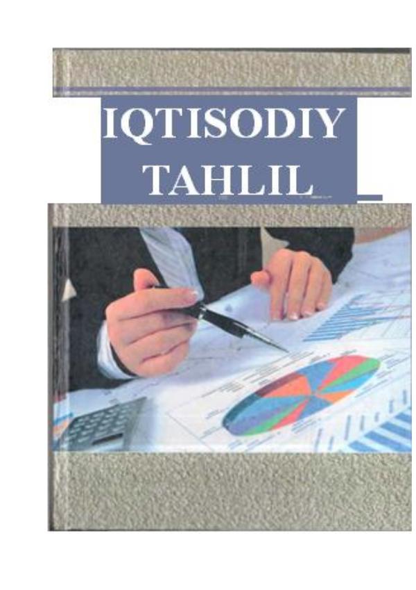 ИҚТИСОДИЙ ТАҲЛИЛ З.САГДИЛЛАЕВА