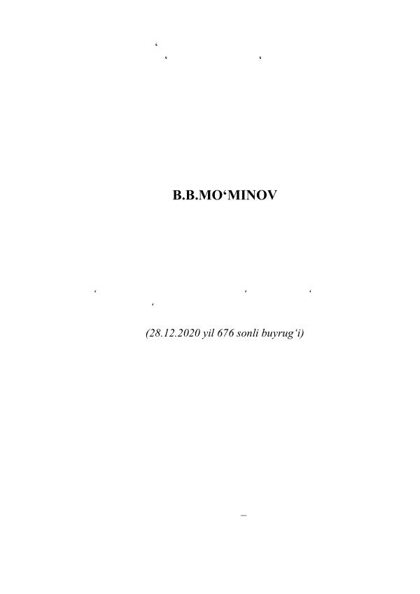 Mo‘minov.B.B, Dasturlash II(Darslik).-T.”Nihol print” ok, , 604 b.